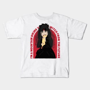 BIKING VAMPIRE WITCH Kids T-Shirt